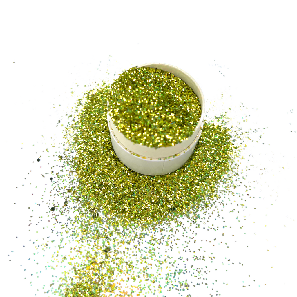 Belle, gold bioglitter. Certified eco-friendly biodegradable glitter, toxin-free, cruelty-free, guilt-free, safe festival makeup, 8g sustainable packaging $15.00. In stock, Gladstone, Tannum Sands, Queensland, Australia. 